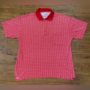 Vintage 90’s NINA RICCI Paris Monsieur Shirt M L Red Designer